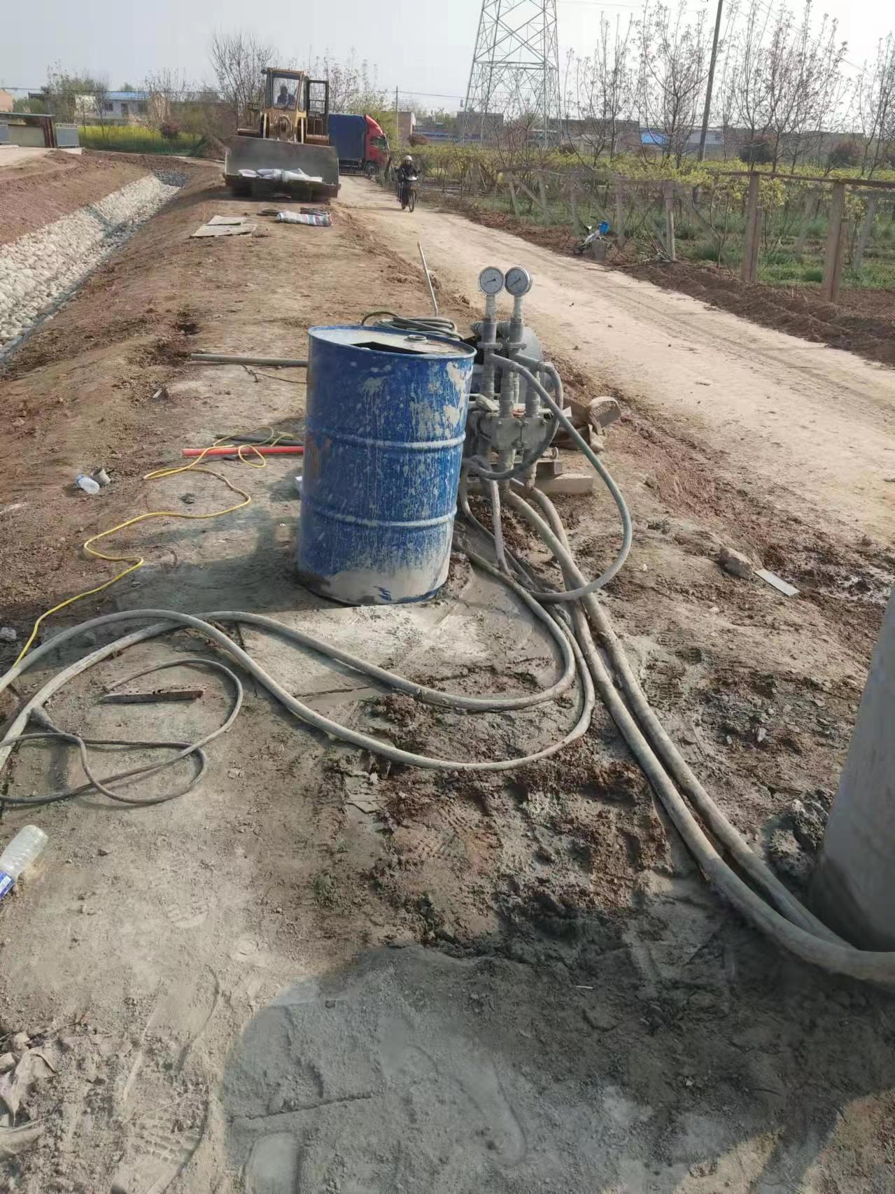 毛嘴镇双液注浆