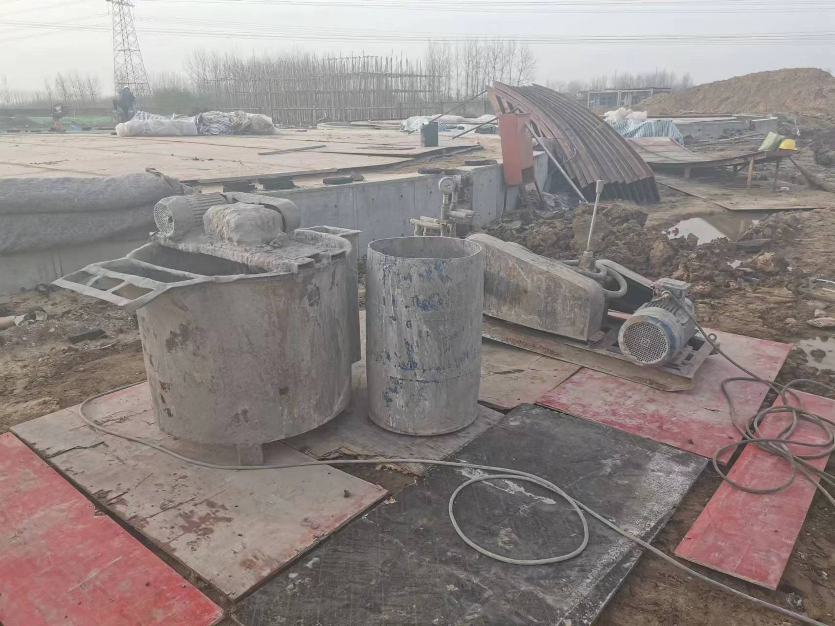 毛嘴镇顶管注浆